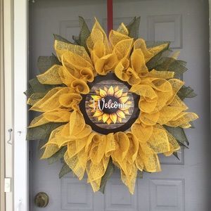 Sunflower Wreath